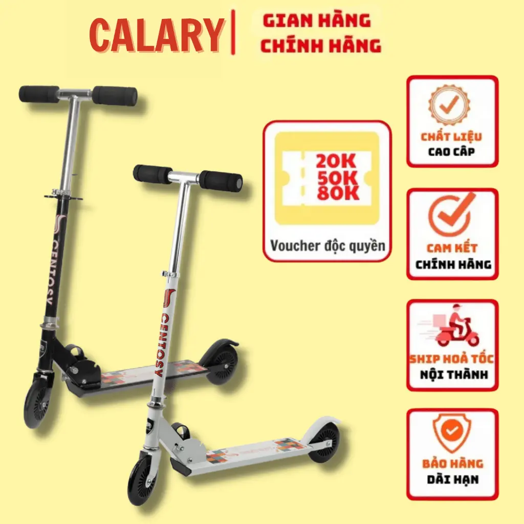 Xe Trượt Scooters Cougar C3 Thiết Kế Chắc Chắn, Cứng Cáp, Có 3 Nấc Điều Chỉnh Chiều Cao