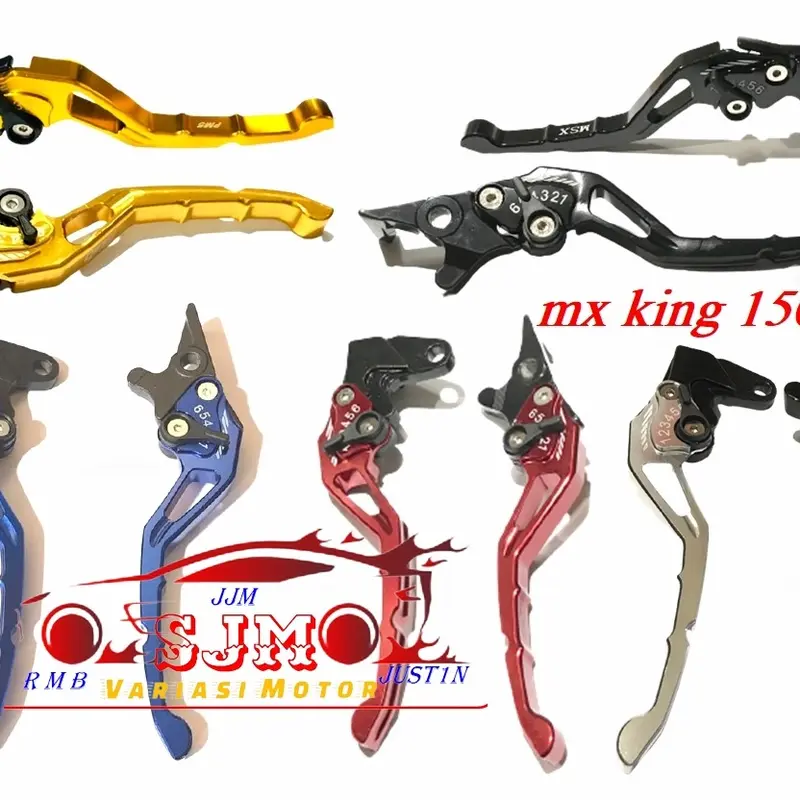 HANDLE REM KOPLING CNC YAMAHA MX KING 150- HANDLE SET KIRI KANAN MX KING 150 Motorcycle Motorcycle 4