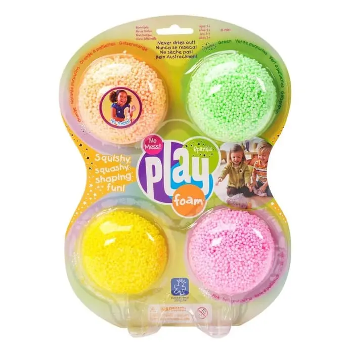 4 Pack Sparkle Playfoam Mainan Anak Edukasi EI-1910 Permainan Clay Toys 0