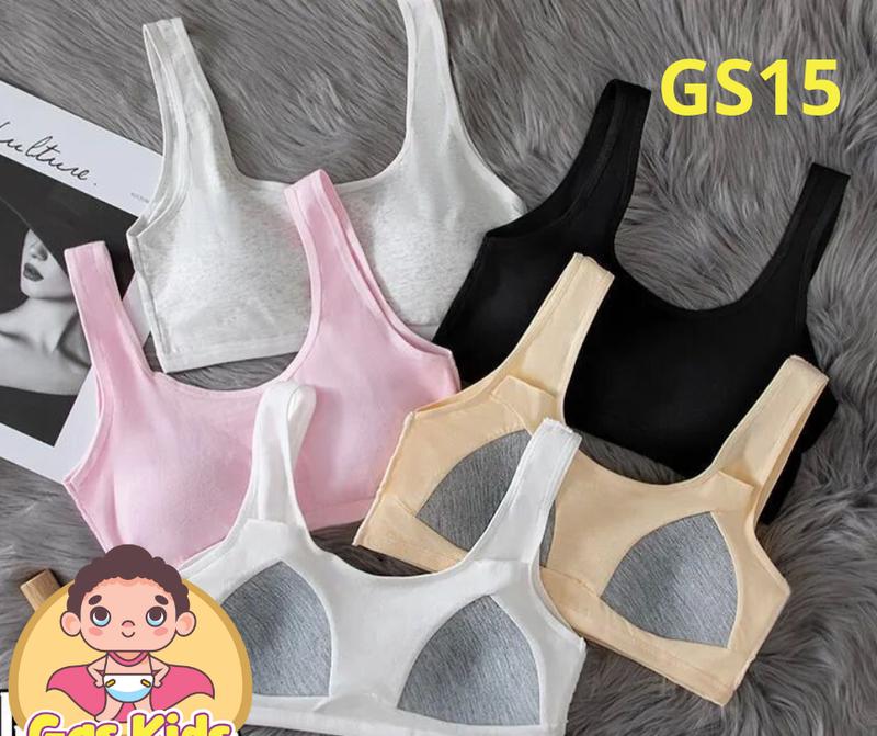 Áo bra có nệm mút dính liên cho bé cấp 1 2 3 6