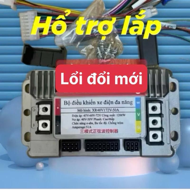 ic xe điện 1200w ic đúc 48v đến 72v hổ trợ lắp