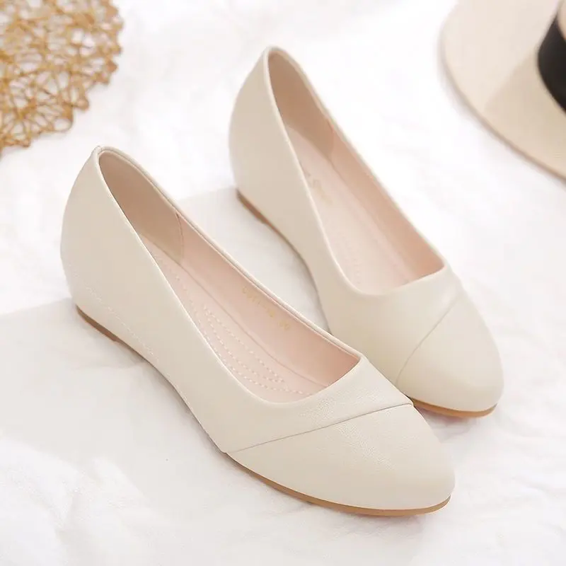 Giày Cho Mẹ, Giày Cho Nữ, Gommino Y Tá Cổ Thấp, Đế Mềm, Không Trơn Trượt, Thoải Mái, Thích Hợp Cho Bà Bầu, Giày Nữ
