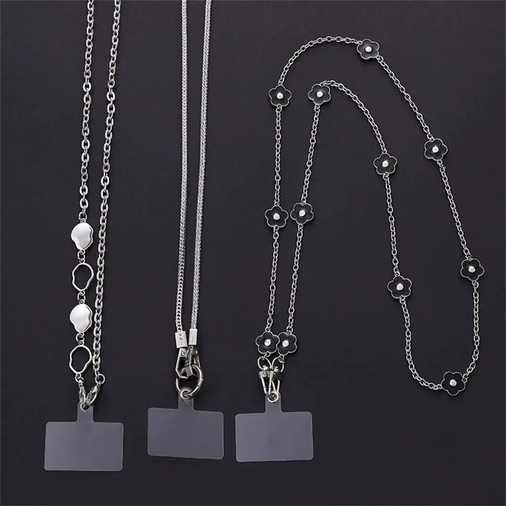 Dây Đeo Điện Thoại Di Động Đeo Chéo, Chất Liệu Kim Loại, Có Khe Cắm Thẻ, Dây Đeo Cổ, Dây Treo Điện Thoại, Dây Đeo Điện Thoại, Dây Đeo Điện Thoại Di Động