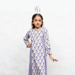 Little Palmerhaus - Baju Lebaran 2026 - Saraya Girl Gamis (Baju Gamis Anak Perempuan Usia 1-6 Tahun)