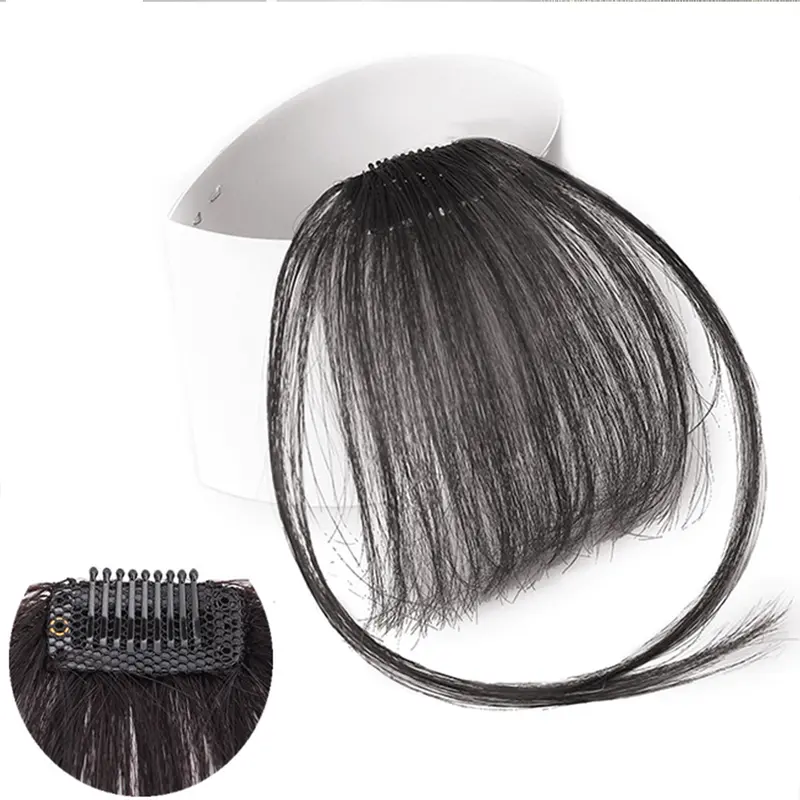 Kẹp Mái thưa tóc thật chịu nhiệt 220 độ YDMTTT1 Women Nữ 4