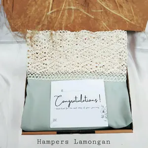 HAMPERS MUKENA KATUN JUMBO + TASBIH / MUKENAH RENDA BESAR / KADO PARCEL LEBARAN IBU GURU SESERAHAN / SATU PAKET Panjang Atasan