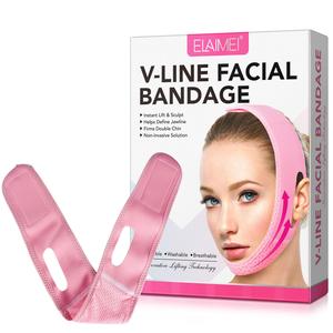 V Line Facial Lifting Tape, 1 Box Soft Silicone Lifting & Firming Facial Bandage, Adjustable Chin Shaper for Women and Men