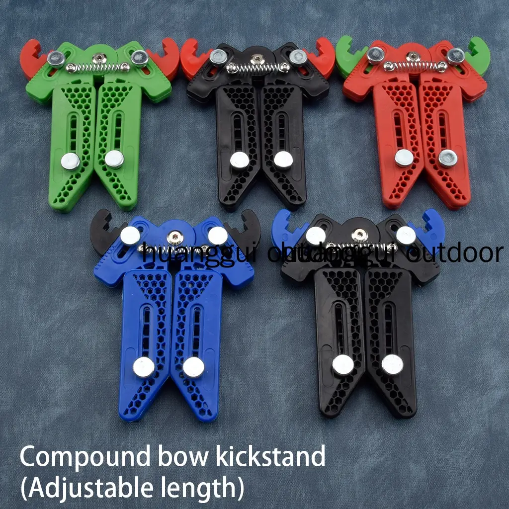 1pc Compound Bow Stand Holder Kick Rack Legs Bracket Bow Support Adjustable