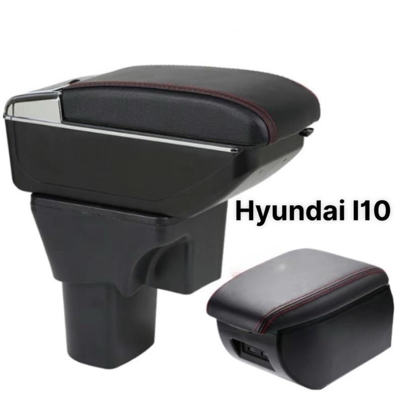 Hộp tỳ tay ô tô Hyundai I10 2014- 2020 cao cấp tích hợp cổng sạc USB tiện dụng