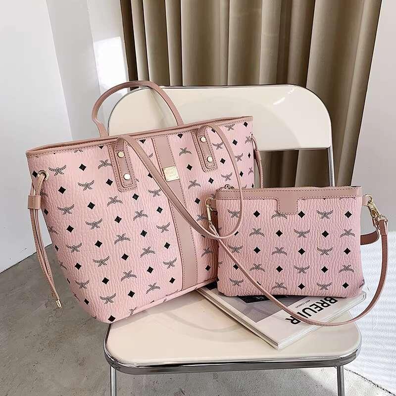2024 New Tote Handheld Bun Mother Female Large Capacity Shoulder Versatile Trendy Two Piece Commuter Bag 1