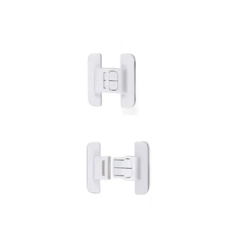 Khóa cửa tủ lạnh, 3 gói, Không cần khoan, Dễ dàng cài đặt, Khóa an toàn tự động, Đảm bảo ngăn kéo và hộp lưu trữ được đóng an toàn, Thiết bị chống mở an toàn 5