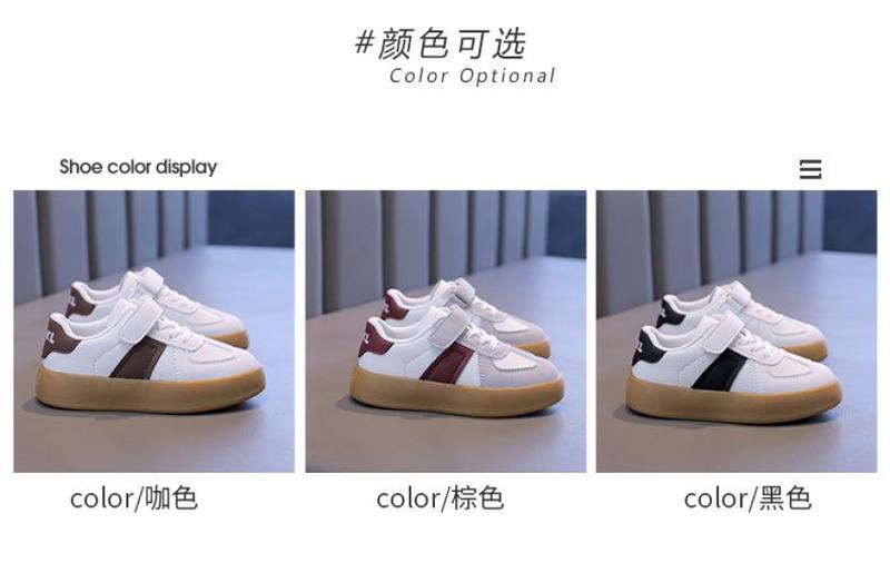 Product Introduction of Children's Shoes Children's Sneaker 2024 New Girls' Sneakers Boys' Moral Training Shoes Middle and Big Children Students Soft Bottom Skateboard Shoes 2