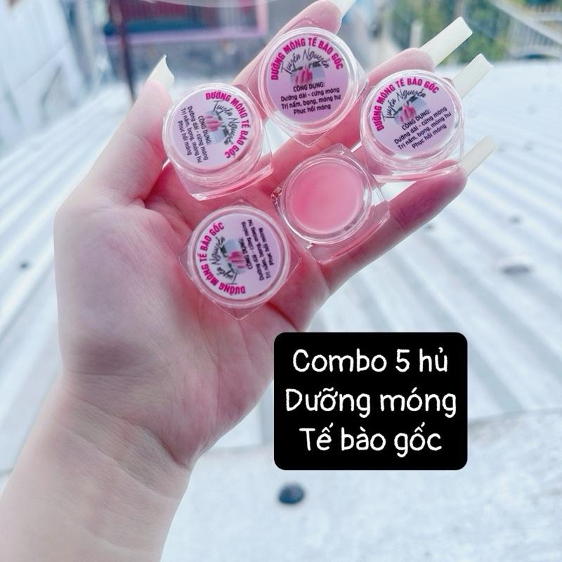 COMBO 5HỦ DƯỠNG DÀI MÓNG TẾ BÀO GỐC , DƯỠNG MÓNG TAY CHÂN , CHĂM SÓC MÓNG , DÀI MÓNG , CỨNG MÓNG serum duong