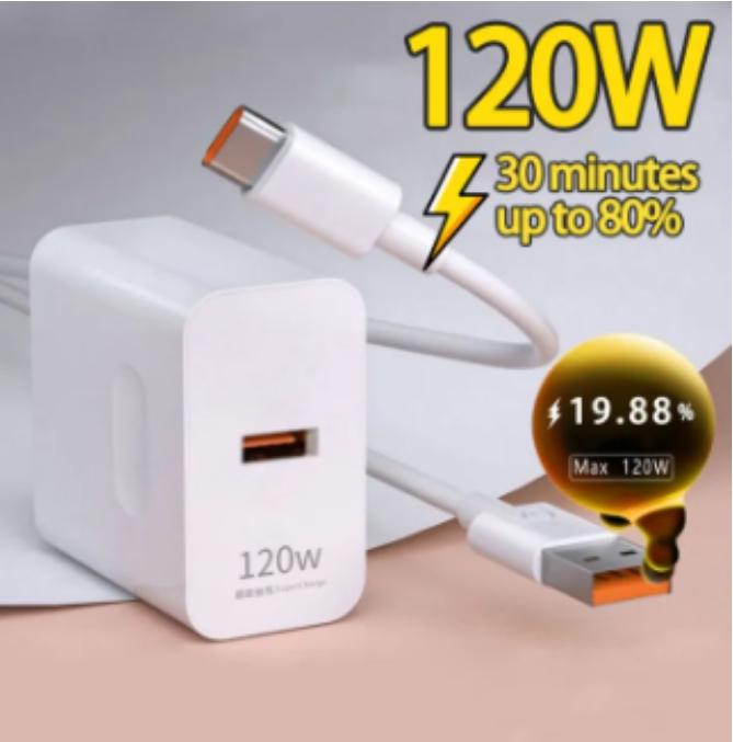 Type C and Micro charger fast charging 120W 6A Super Fast charger ...