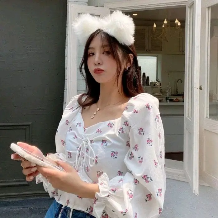 UDM Fashion - Longrose Sabrina Blouse Baju Panjang 2