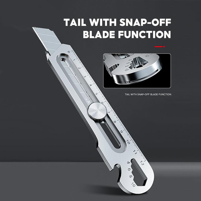  18mm Thép không gỉ dao rọc giấy đa năng dao rọc giấy  inox loại tốt dao dọc giấy dao cắt giấy 