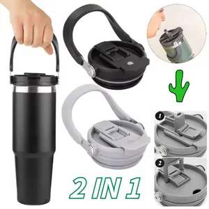 2in1 30oz Tutup Tumbler Gagang Tutup Tumbler Handle Tutup Tyso Tumbler Portable Tutup Botol Tumbler