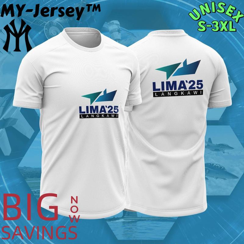 【MY-Local Shipping】Unisex Kemeja-T LIMA 2025, Diperbuat daripada ...