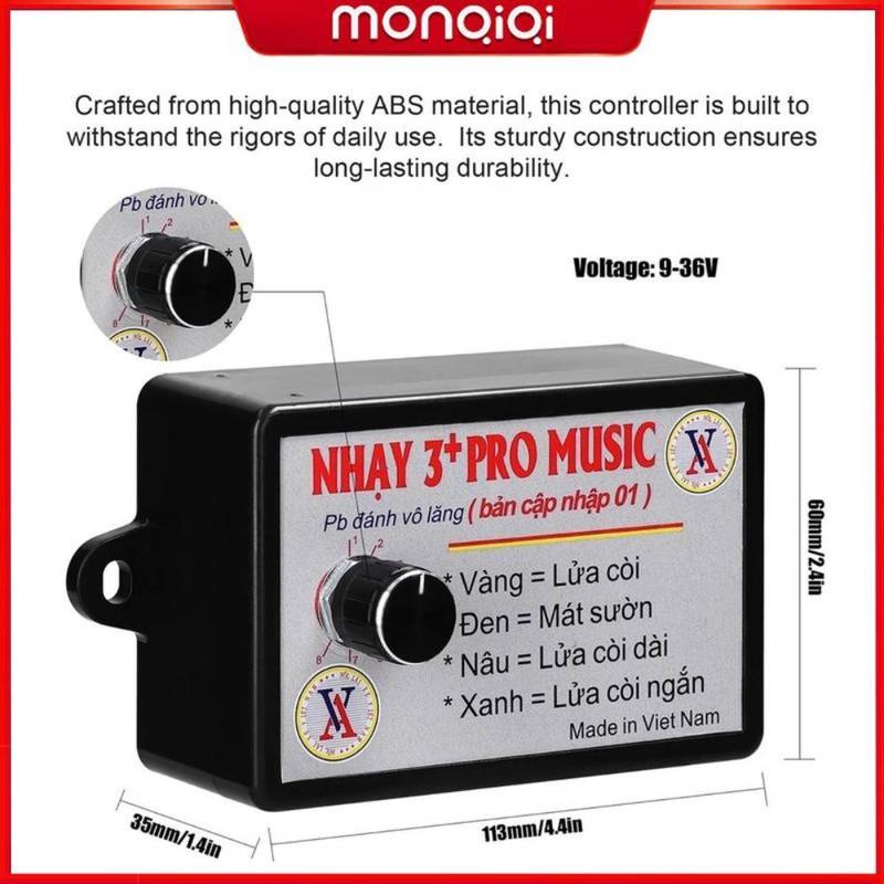 Nhạy còi 3+ pro âm nhạc, còi điện, còi hơi auto 12v/24v Phụ Kiện,Còi xe chất lượng cao Được làm bằng vật liệu ABS chất lượng cao để đảm bảo độ bền và an toàn. Có 8 âm, 12 âm và 3 âm để lựa chọn, còi điện có đĩa ốc sên, còi xe máy