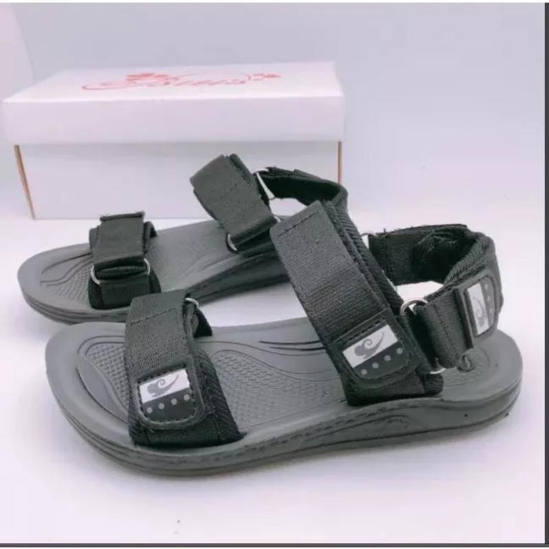  Sandal nam nữ dép  quai hậu quai ngang XS cho học sinh chống trơn 