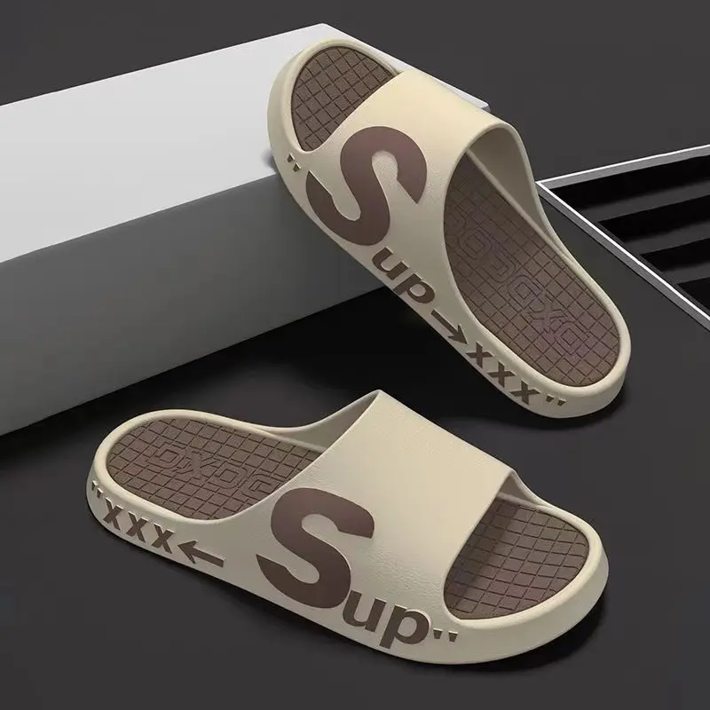 Men's Summer Slippers Non-Slip Deodorant Platform Sports plus Size Outdoor Slippers Men's Summer Outdoor Wear