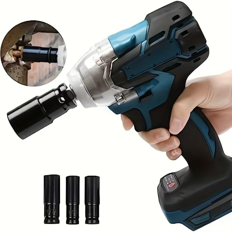 10pcs Set 1/2 Inch 8-24mm Electric Long Socket Wrench Tool Socket Wrench Adapter Hand Tool Car Home Industrial Repair Tool Socket Kit 1
