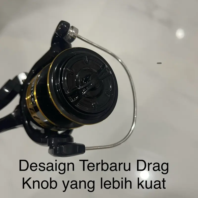 REEL PANCING HIVE FLASH II SERIES 8BB SPOOL METAL ALUMINIUM BONUS SENAR KATROL KEREKAN ALAT PANCING IKAN LAUT Roda 3