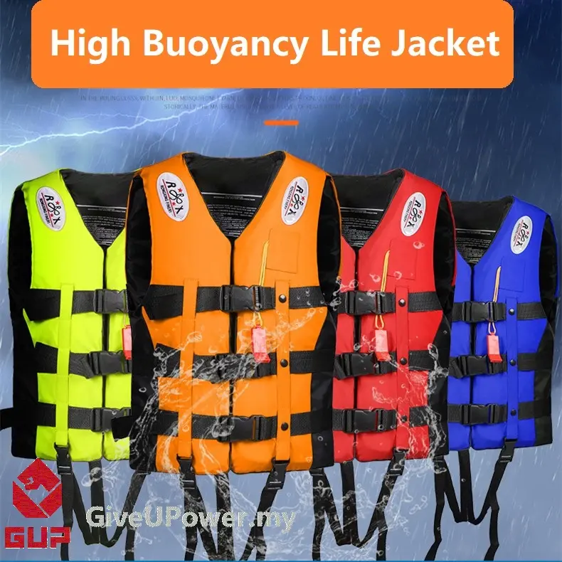 Life Vest Jacket Kids Adults Marine Safety Life Jacket For Outdoor ...