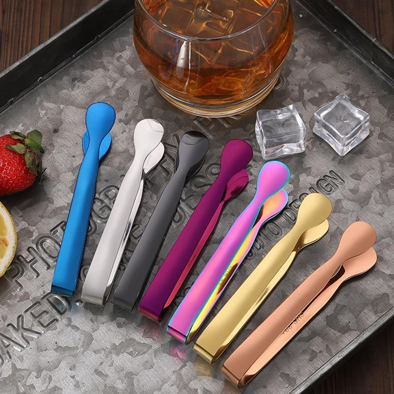304 Stainless Steel Clip Ice Tong Bread Food BBQ Clip Barbecue - TikTok ...