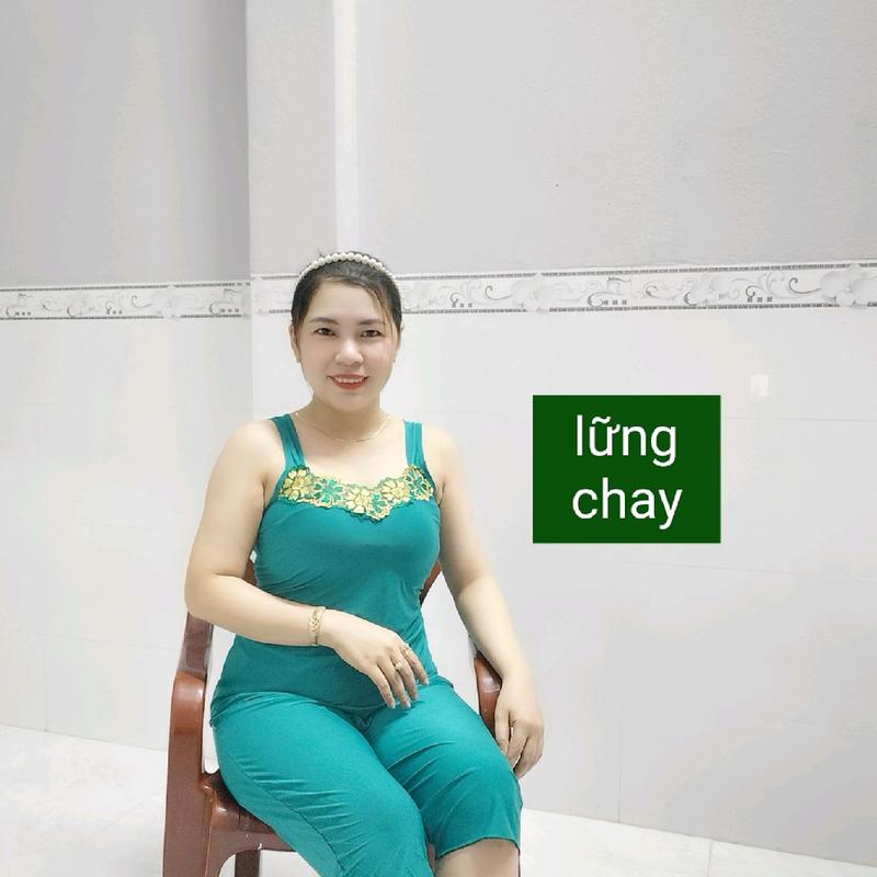 bộ lững màu thun lạnh  có ren cổ bản 4 phân 3