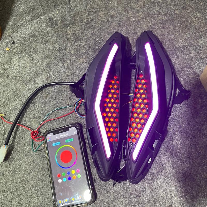  Bộ demi i8 đèn winner v1 và supra gtr chỉnh màu Phụ Kiện Phụ Tùng 