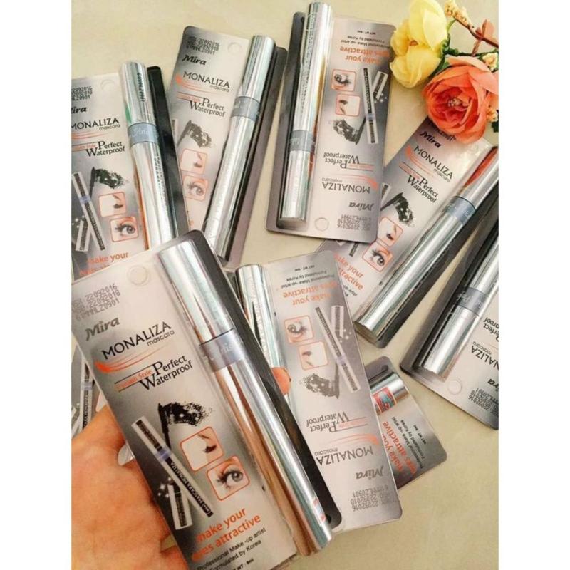 Mascara không trôi giúp cong mi 12h Mira Monaliza Make your eyes Attractive Hàn Quốc 9ml Nữ Cosmetic Women Mỹ Phẩm Trang Điểm 3