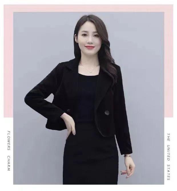 Product Introduction of Áo Khoác Ngắn Phù Hợp Với Doanh Nghiệp Nhỏ Hàng Mới Về, Dành Cho Nữ, Phong Cách Phương Tây, Bộ Sưu Tập Thu Đông Năm 2025, Phong Cách Hàn Quốc, Dễ Phối Đồ, Cỡ Nhỏ Và Mỏng, Áo Len 2