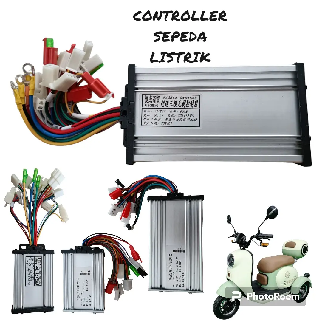48V Hingga 64V 500W 1000W Kontroler Sepeda Listrik Controller Brushless ...