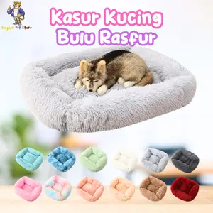 KASUR KUCING ALAS BULU RASFUR TEBAL PREMIUM ALAS TEMPAT TIDUR KUCING
