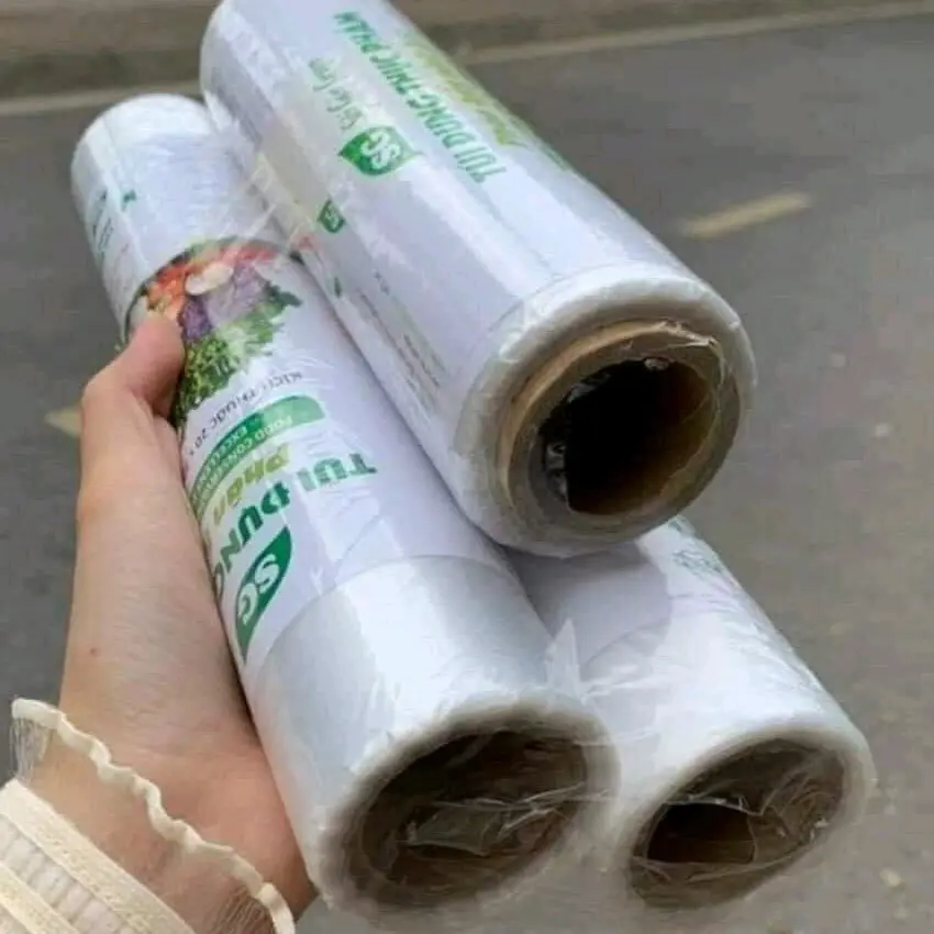 Sét 3 cuộn Túi đựng thực phẩm tự phân hủy