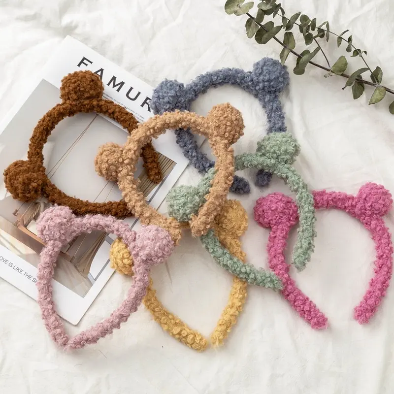 Town Shell TEDDY Korean Bear Headband / Bando Korea Beruang / Bandana / Head Band Dewasa Anak