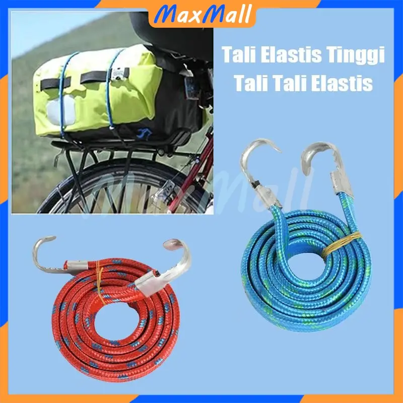 Tali Pengikat Barang Bagasi Motor 1.5 Meter Tali Karet Pengikat barang di motor Tali Ikat Bagasi 150cm