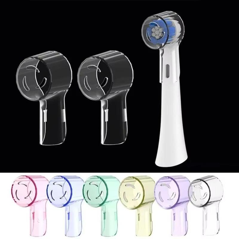 Product Introduction of 4PCS Travel Plastic Toothbrush Heads Dustproof Cover Replacement Heads Transparent Electric Toothbrush Caps Toothbrush Head Covers For Oral B IO Series 14