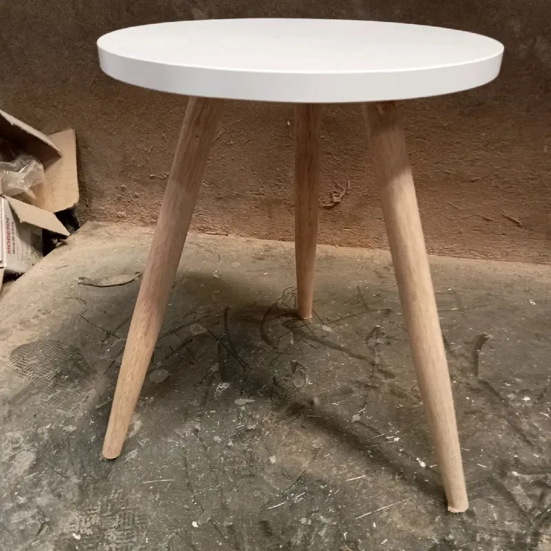 Meja Bulat Meja Samping Sofa Tamu Aestethic 2