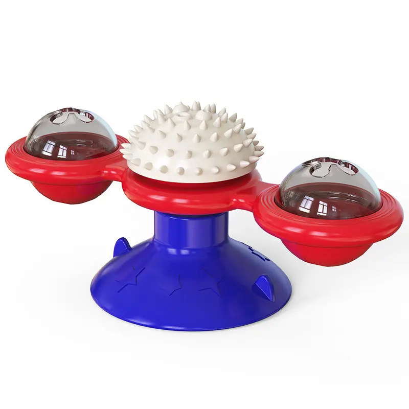 Funny Cat Turntable Mint Toy Rotating Windmill Cat Toy Dog Toy Pet Favorite Toy interactive  toy  for  cats