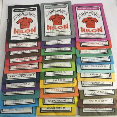 [PAKET 10 PCS] Pewarna Pakaian Permanen WANTEX NILON Wenter Nylon Cat Pakaian Stationery 1