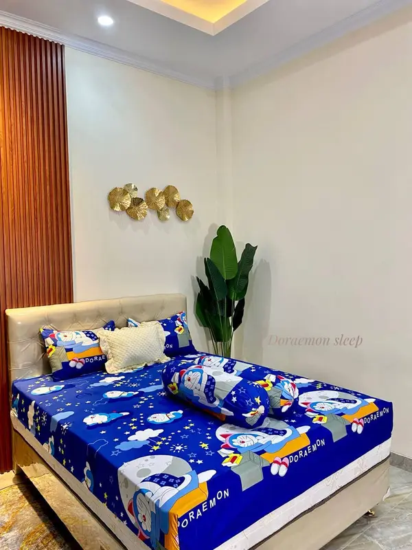 Sprei Motif Cantik Kain Katun Disperse Satu Set Sarung Bantal Sarung Guling Cotton Disperse 2
