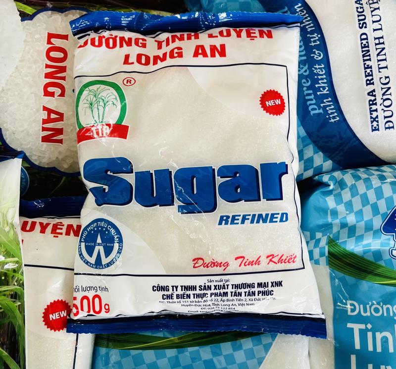 (GÓI 500G) Đường tinh luyện (đường cát trắng)/Đường phèn hạt Long An/Biên Hòa 1