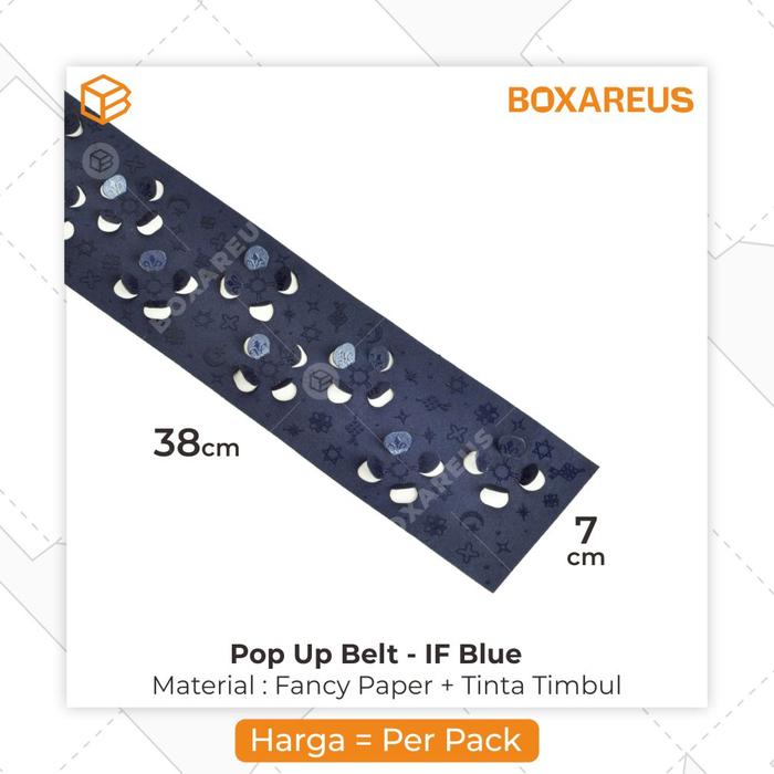 Gambar Paperbelt Lebaran Label Sabuk Idul Fitri Hiasan Ramadhan Dekorasi Hampers | BLP - Dark Blue dari Box Are Us Kota Bandung 5 Tokopedia