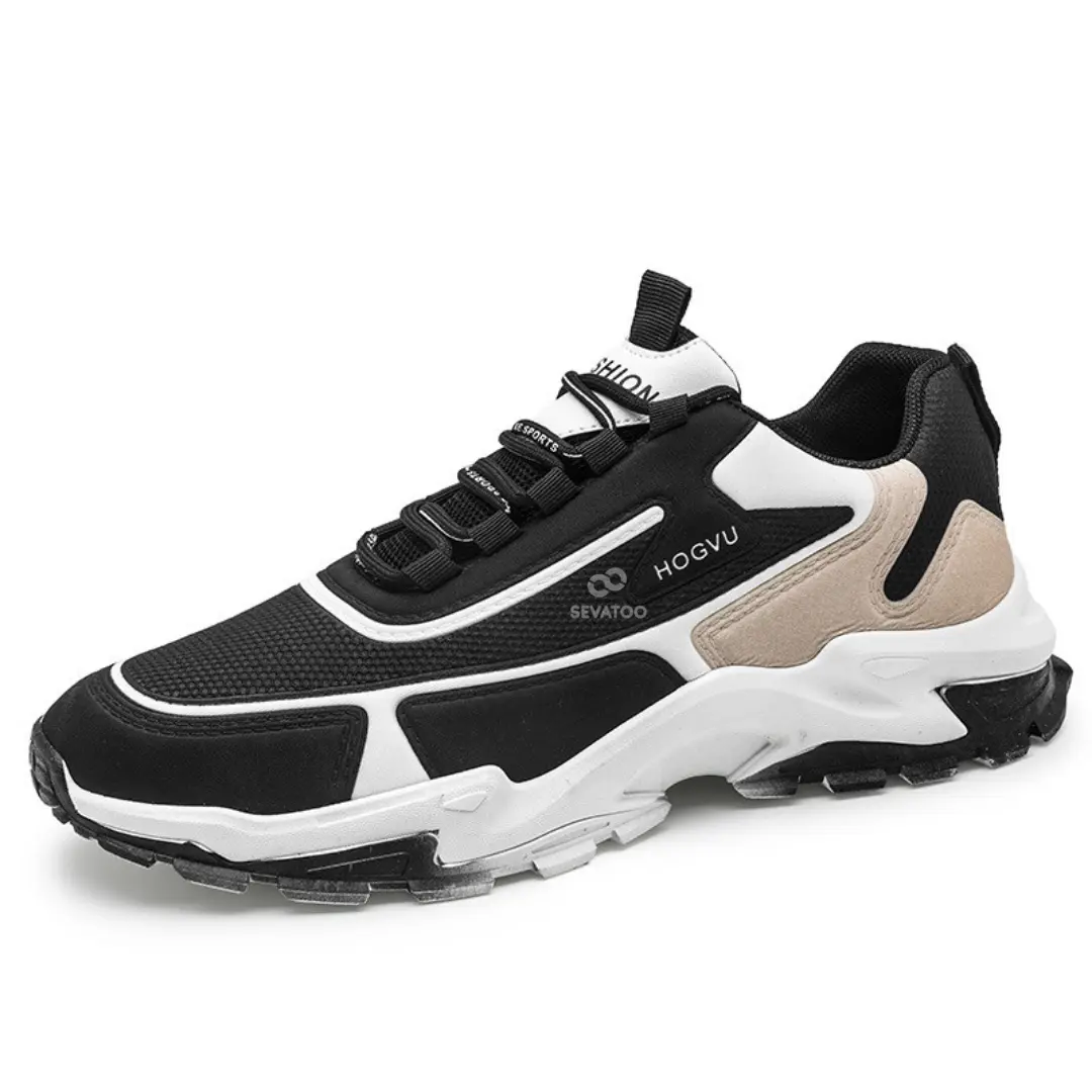 SVT Tresdin Black  Sepatu Pria Sneaker Pria  Sepatu Casual