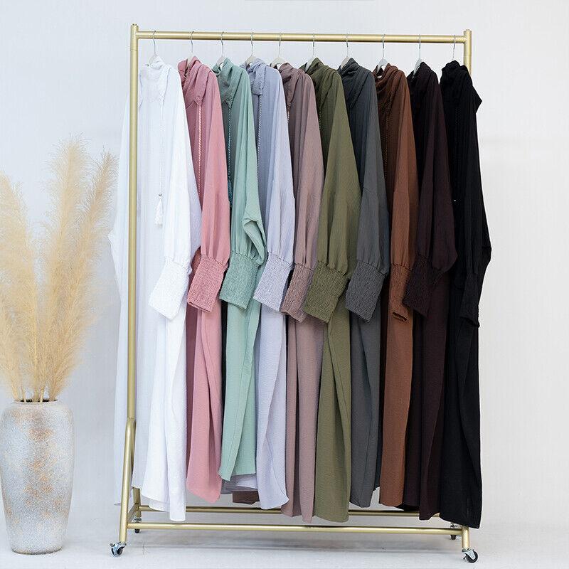 Product Introduction of Váy Hoodie Phụ Nữ Hồi Giáo, 1 Chiếc, Dài Tay Áo, Dáng Rộng Rãi, Áo Choàng Maxi, Abaya, Áo Jilbab 20