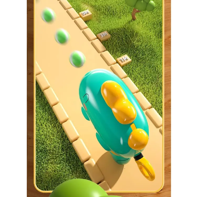 Mainan Anak DINOSAUR BALL GUN WOBEIXING 678-3 Mainan Tembakan Bola Target Dinosaur Anak 4