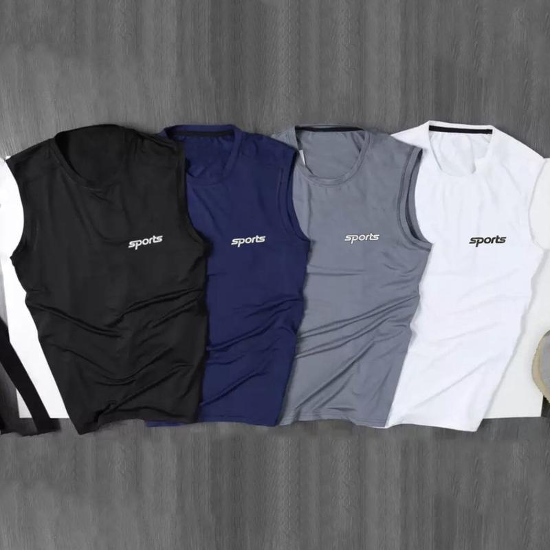 Áo tanktop nam, áo ba lỗ nam, áo sát nách nam thể thao co giãn 4 chiều, chất thun lạnh, áo sport