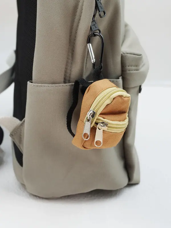 Mini Zipper Backpack Design Coin Purse Keychain,  Cute Novelty Keychain for Bag Charm & Car Keys, Summer Fashion Accessories for Women & Girls 3